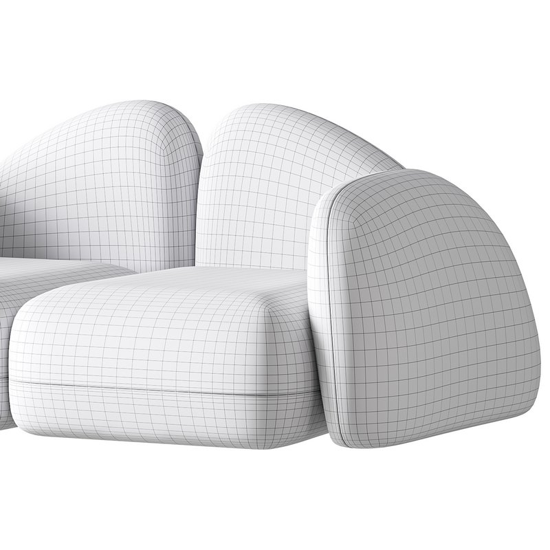 Modern Black Leather Armrest Standard Sofa - Image 16