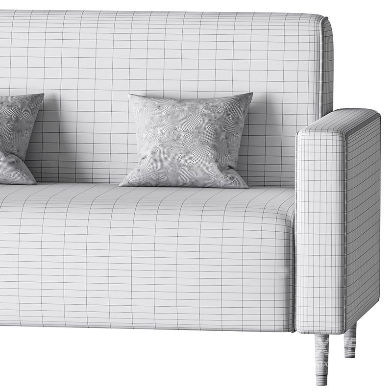 Modern Faux Leather Sofa - Image 15