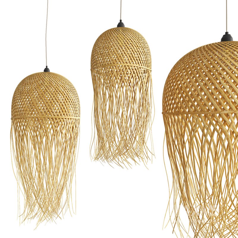 Bamboo Hanging Lights - Image 1
