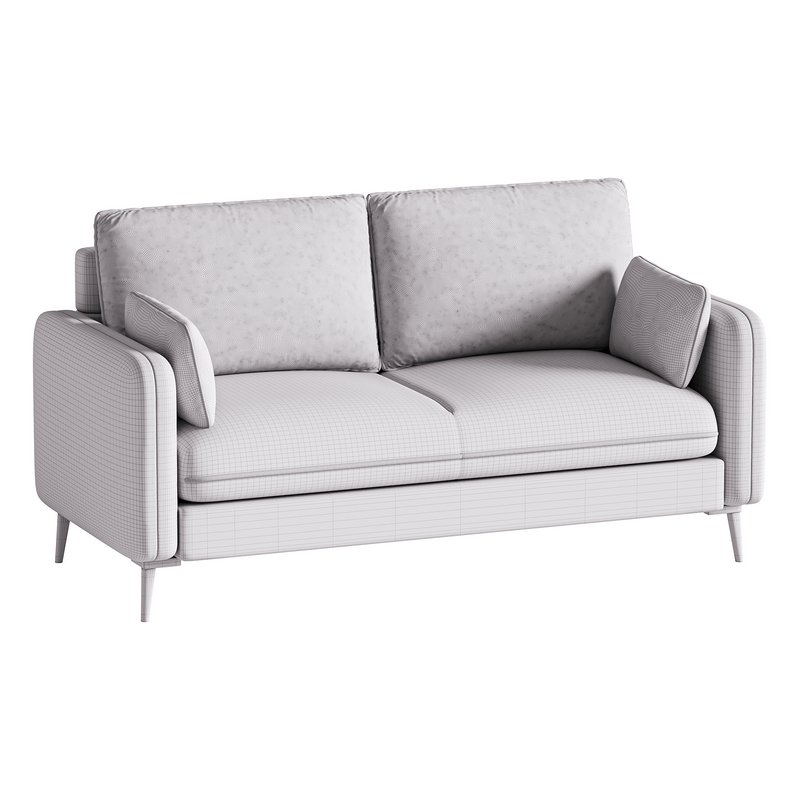 Faux Leather Sofa - Image 18