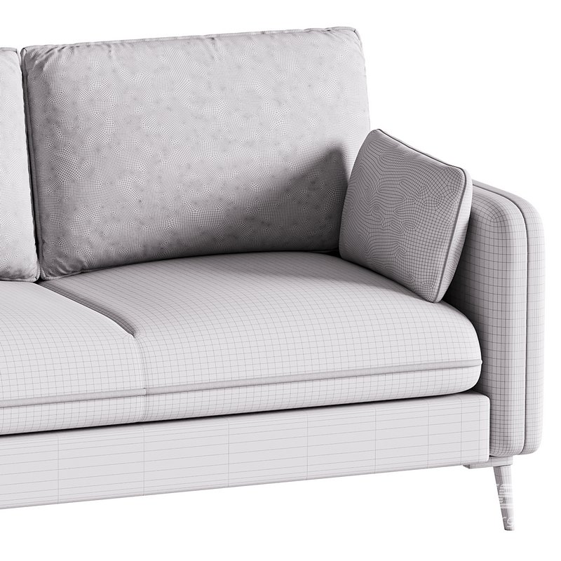 Faux Leather Sofa - Image 20