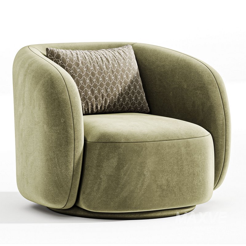 Poole Swivel Lounge Chair - Image 3