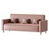 Modern Faux Leather Sofa - Thumbnail 2