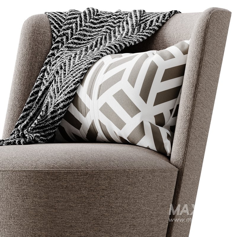 GALAPAGOS UPHOLSTERED ARMCHAIR - Image 3