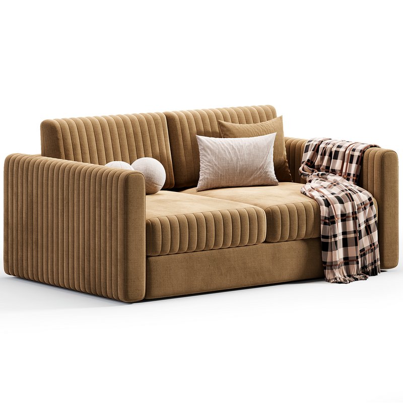 Layson sofa Velvet Beige - Image 3