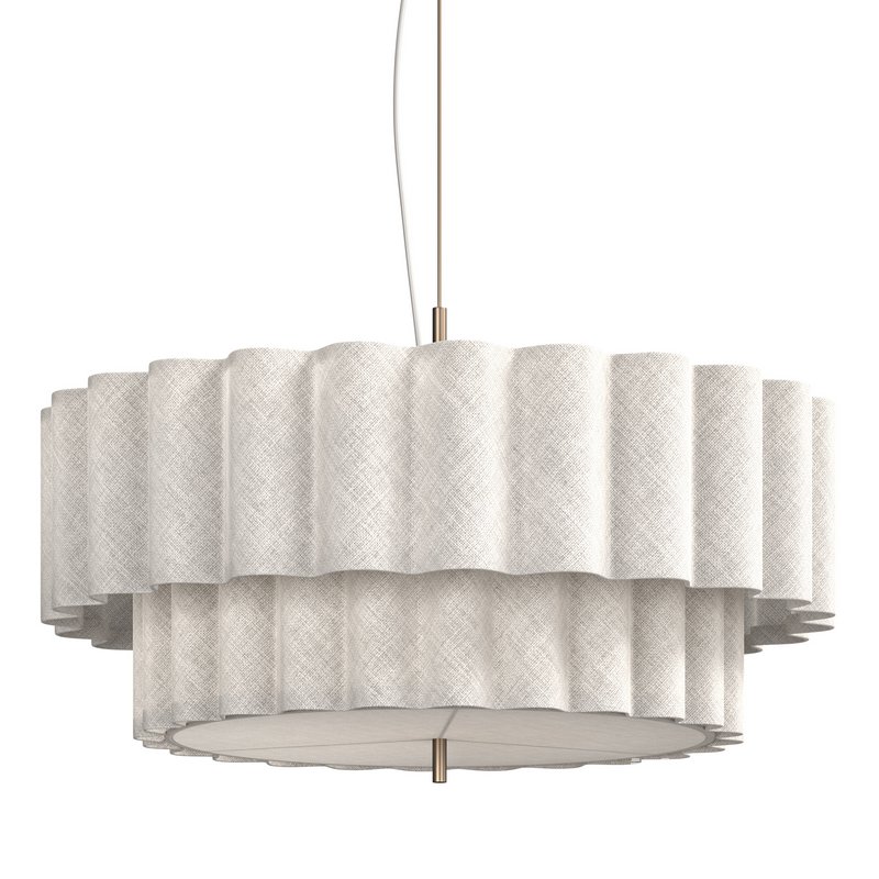 Folia Fabric Pendant Light - Image 1