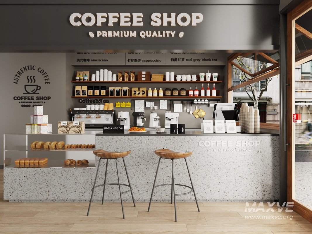 Modern coffee shop - Image 1