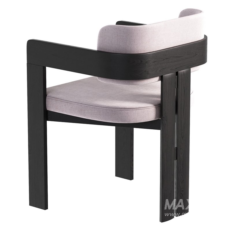 Chair Theodore Velvet Gray - Image 3