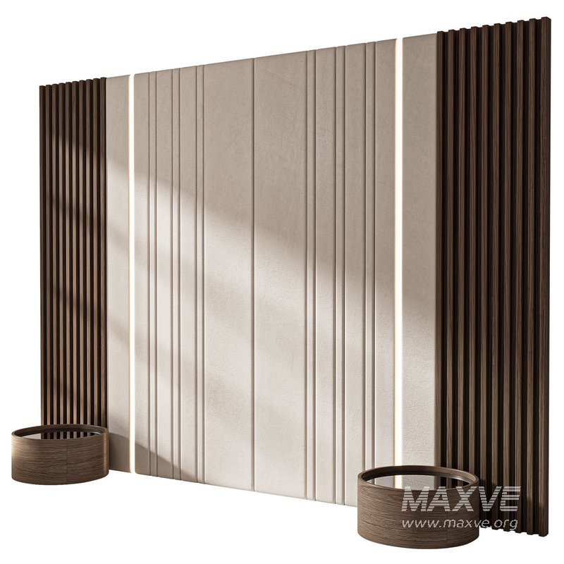 Decorative wall panel composition bedroom set 3 - Image 2