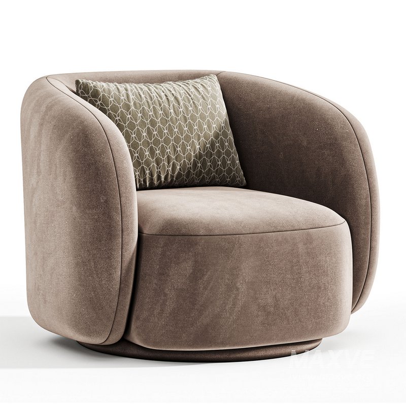 Poole Swivel Lounge Chair - Image 1