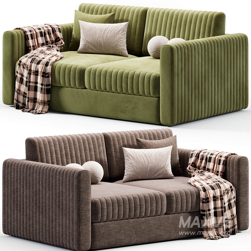 Layson sofa Velvet Beige - Image 1