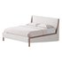 MALENA WHITE BOUCLE KING BED - Thumbnail 2