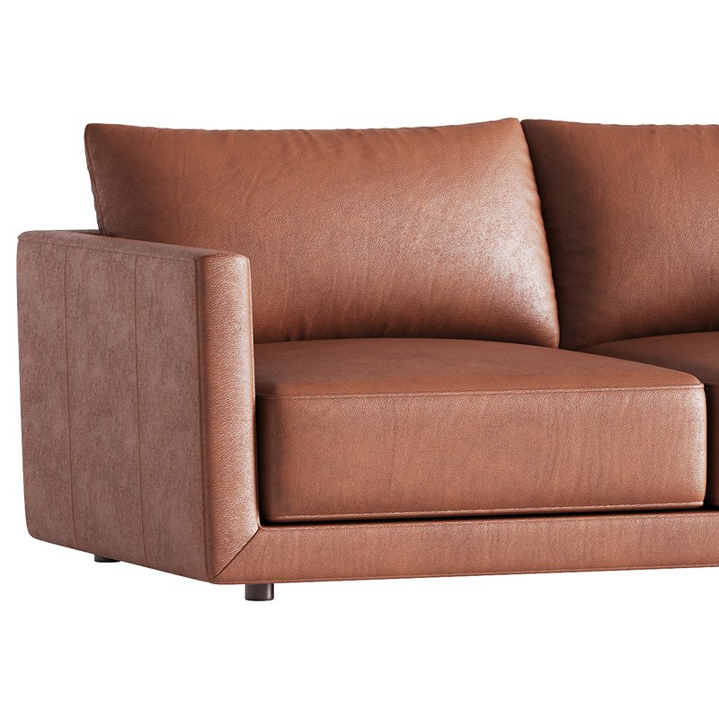 Melbourne Leather Sofa - Image 3