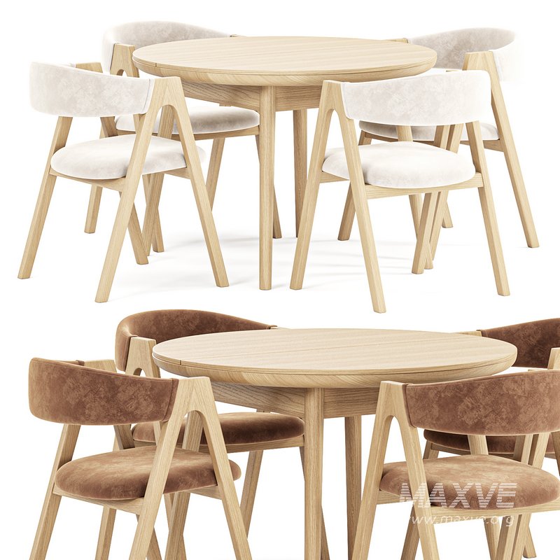 Stockholm round table, Dublin chair, by deephouse - Image 2