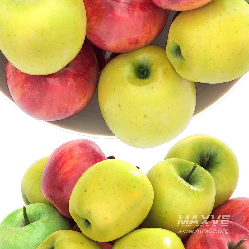 bowl of red and green apples - Image 5