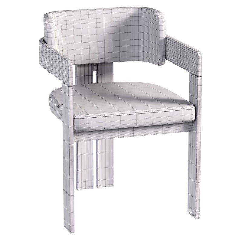 Chair Theodore Velvet Gray - Image 2