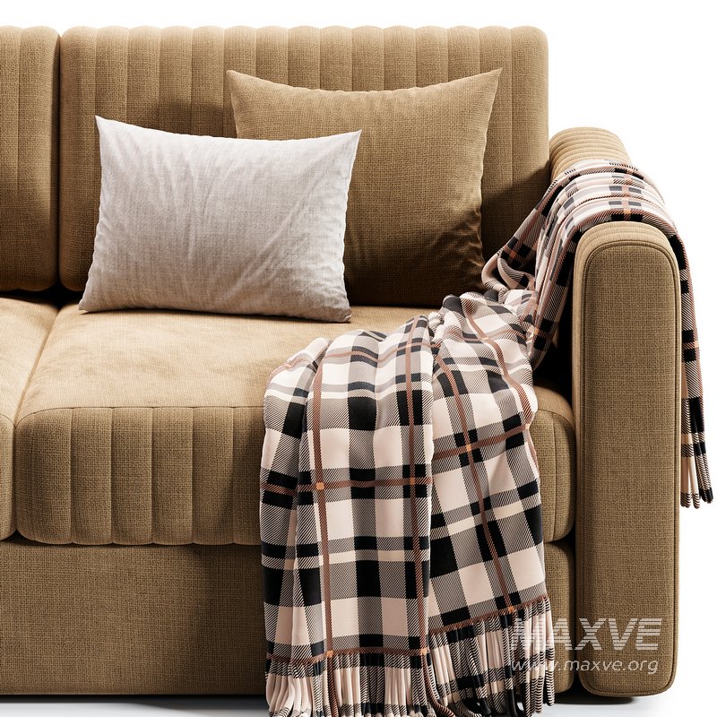 Layson sofa Velvet Beige - Image 2
