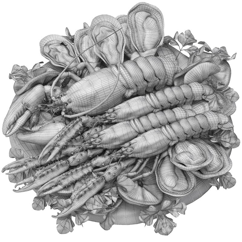 seafood platter of langoustine lobster and oyster - Image 3