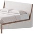 MALENA WHITE BOUCLE KING BED - Thumbnail 4