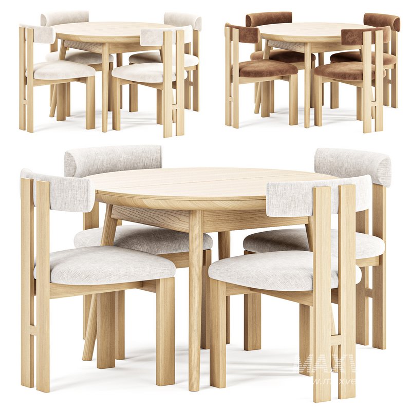 Stockholm round table, Hygiea Dining Chair - Image 2