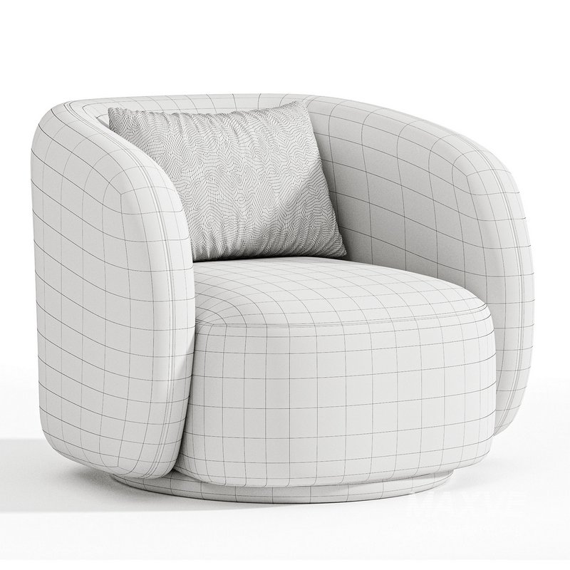 Poole Swivel Lounge Chair - Image 4