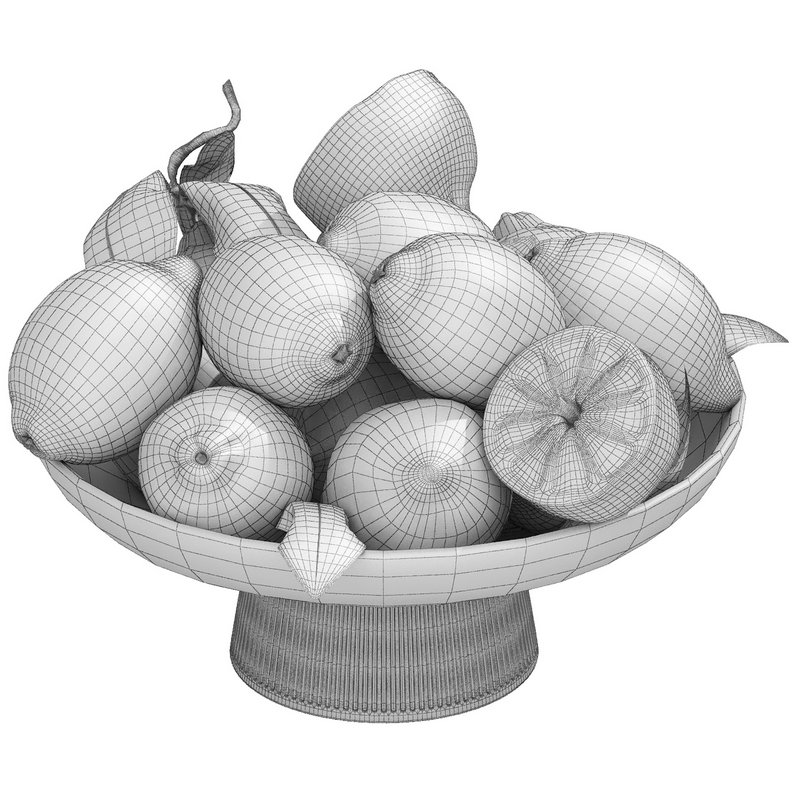 bowl of green and yellow lemons - Image 3