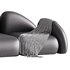 Modern Black Leather Armrest Standard Sofa - Thumbnail 5