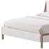 MALENA WHITE BOUCLE KING BED - Thumbnail 5