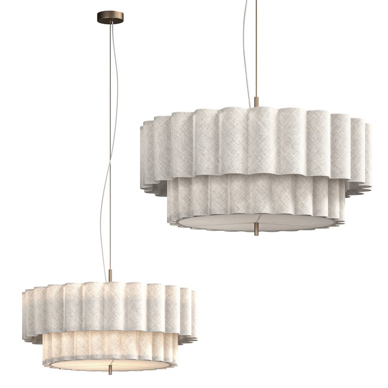 Folia Fabric Pendant Light - Image 6