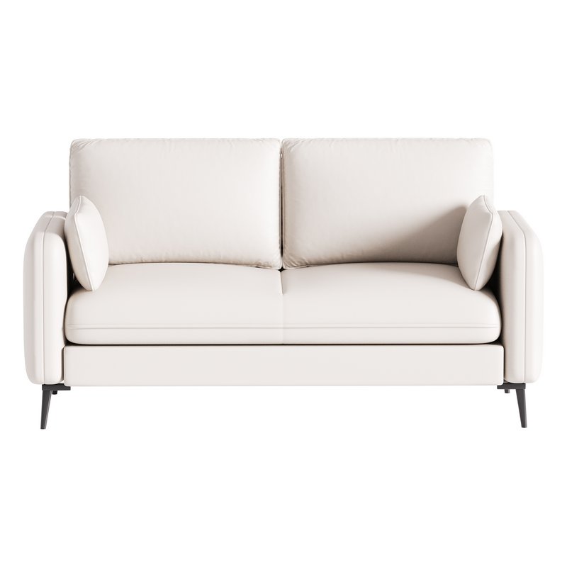 Faux Leather Sofa - Image 6