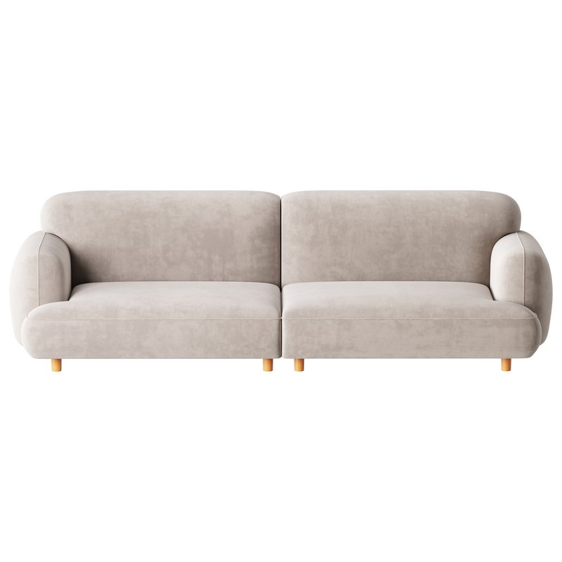 Modern Faux Leather Sofa-2 - Image 6