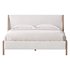 MALENA WHITE BOUCLE KING BED - Thumbnail 6