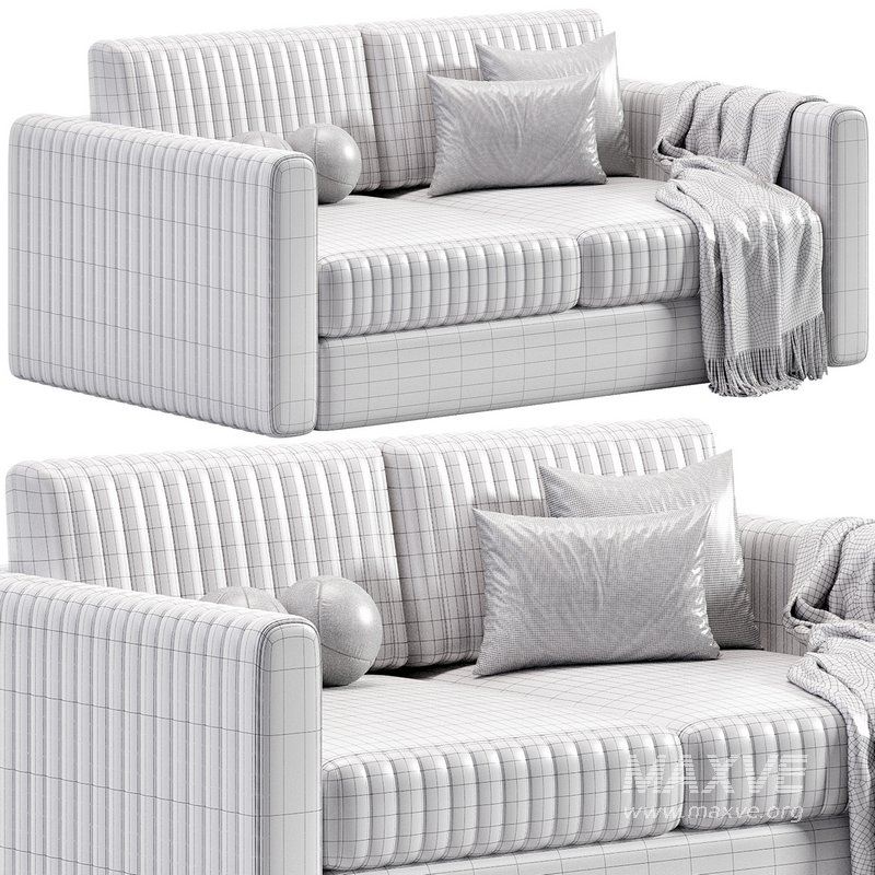 Layson sofa Velvet Beige - Image 5