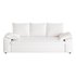 WHITE PERFORMANCE LINEN SLEEPER SOFA - Thumbnail 7