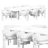 Tabmi Dining Table,Bay chair - Thumbnail 5