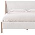 MALENA WHITE BOUCLE KING BED - Thumbnail 7