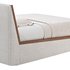 MALENA WHITE BOUCLE KING BED - Thumbnail 9
