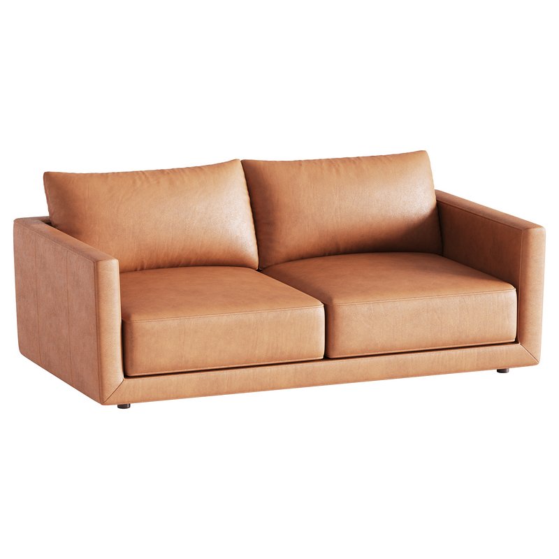 Melbourne Leather Sofa - Image 9