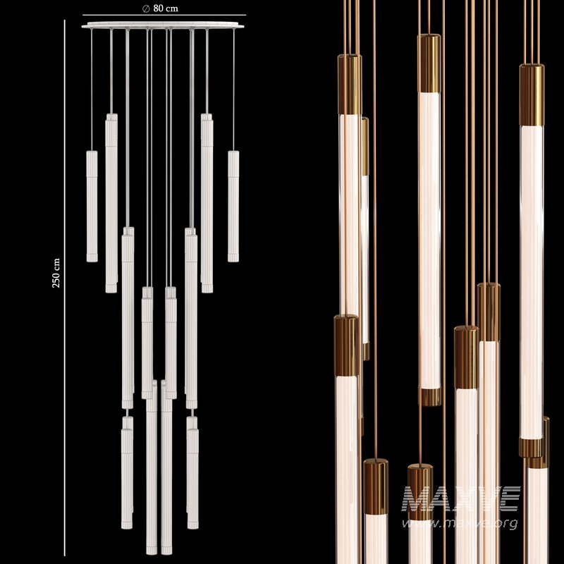 LED glass pendant lamp01 - Image 3