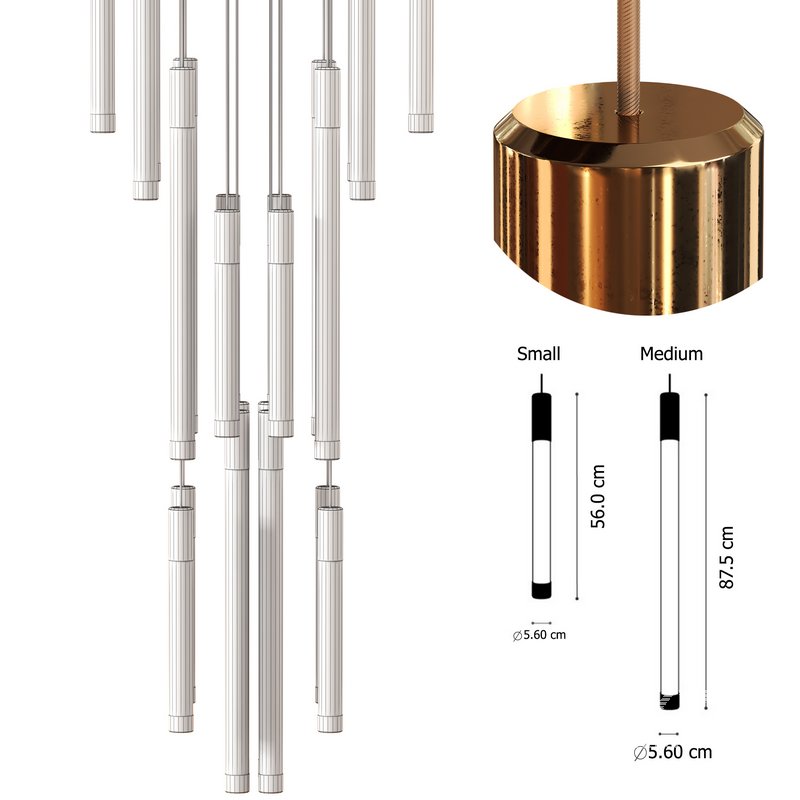 LED glass pendant lamp01 - Image 4