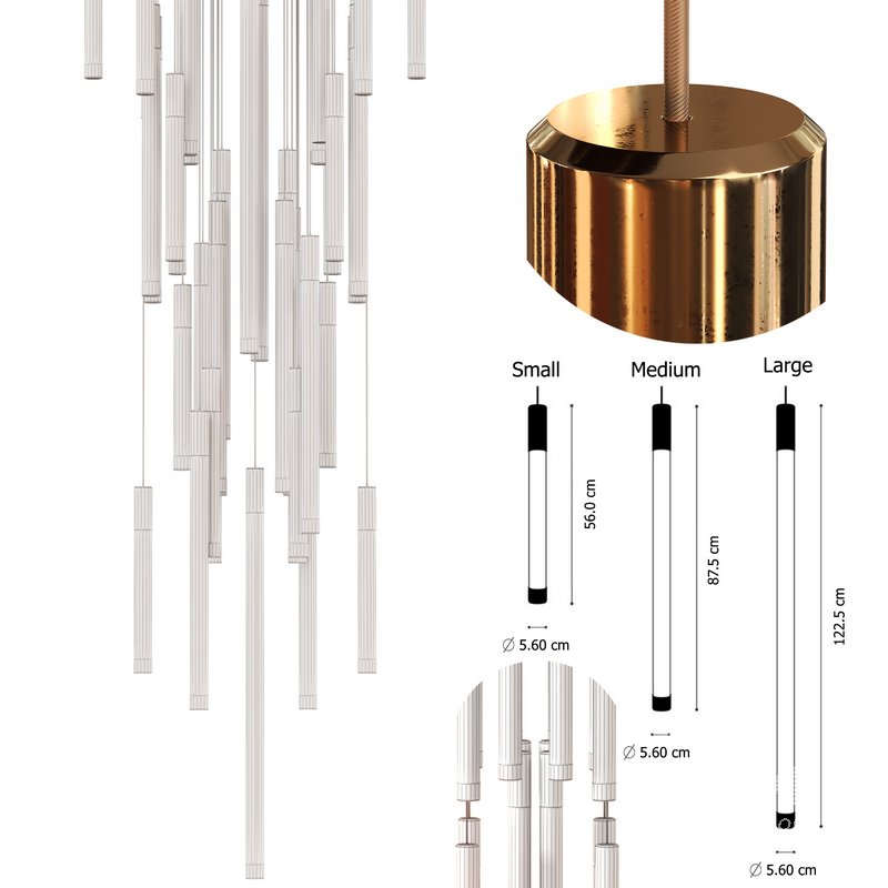 LED porcelain pendant lamp - Image 3