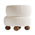 Oki Ivory Boucle Kids Lounge Chair - Thumbnail 4