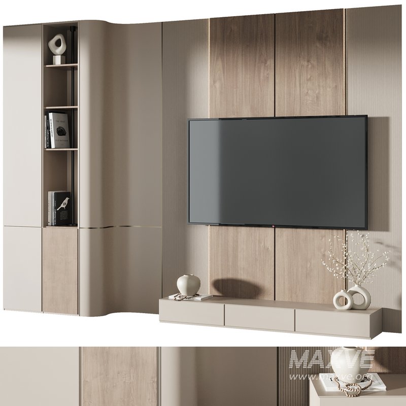 TV wall decor set17 - Image 1