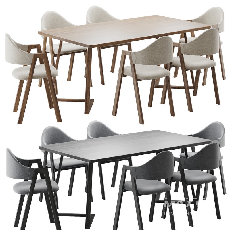 Dinning chair and table139 - Image 1