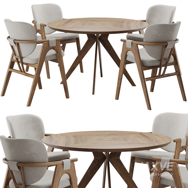 Dinning chair and table133 - Image 1