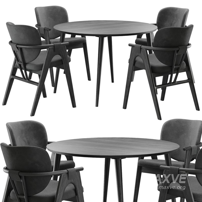 Dinning chair and table134 - Image 1