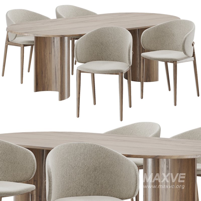 Dinning chair and table131 - Image 1