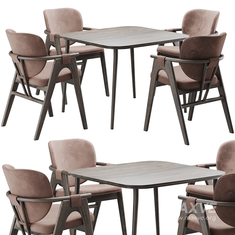 Dinning chair and table138 - Image 2