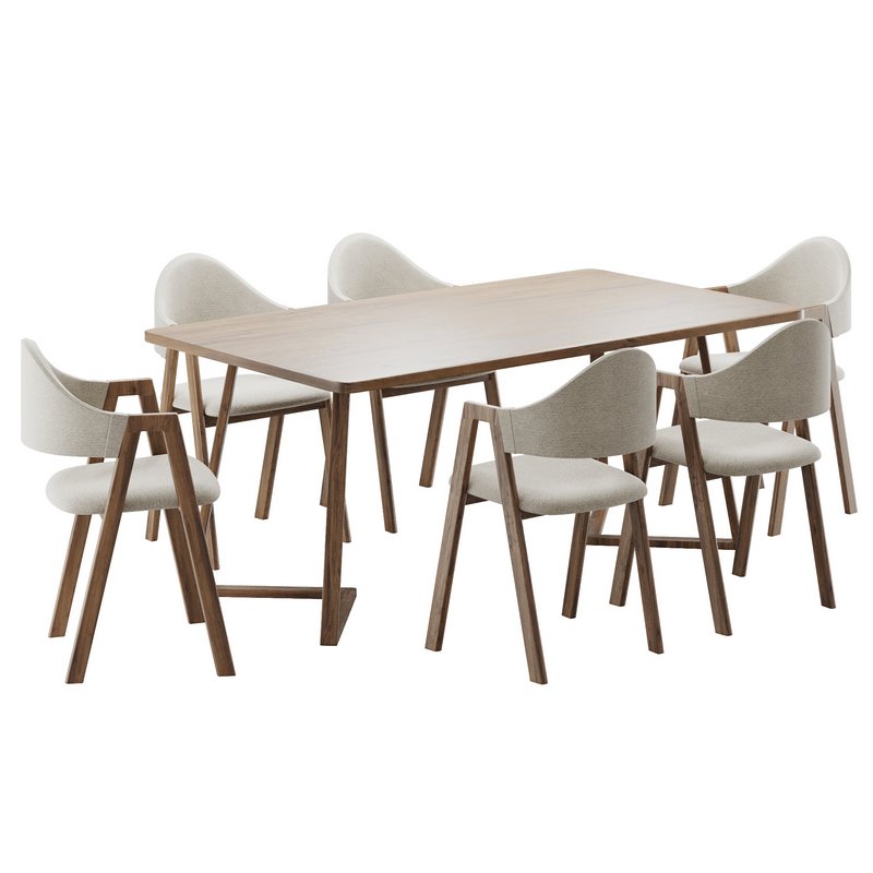 Dinning chair and table139 - Image 2