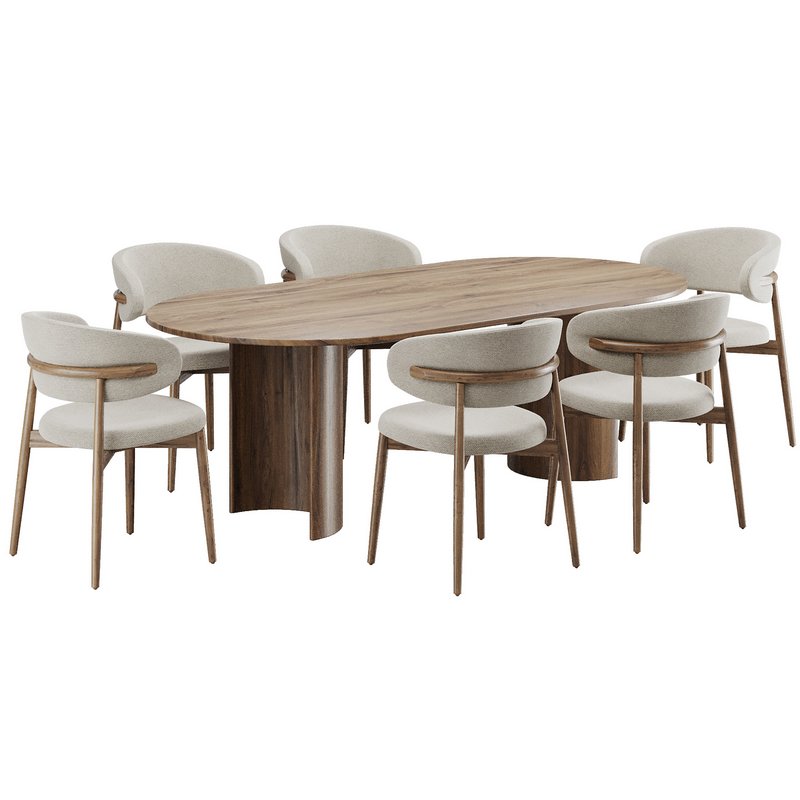 Dinning chair and table129 - Image 3